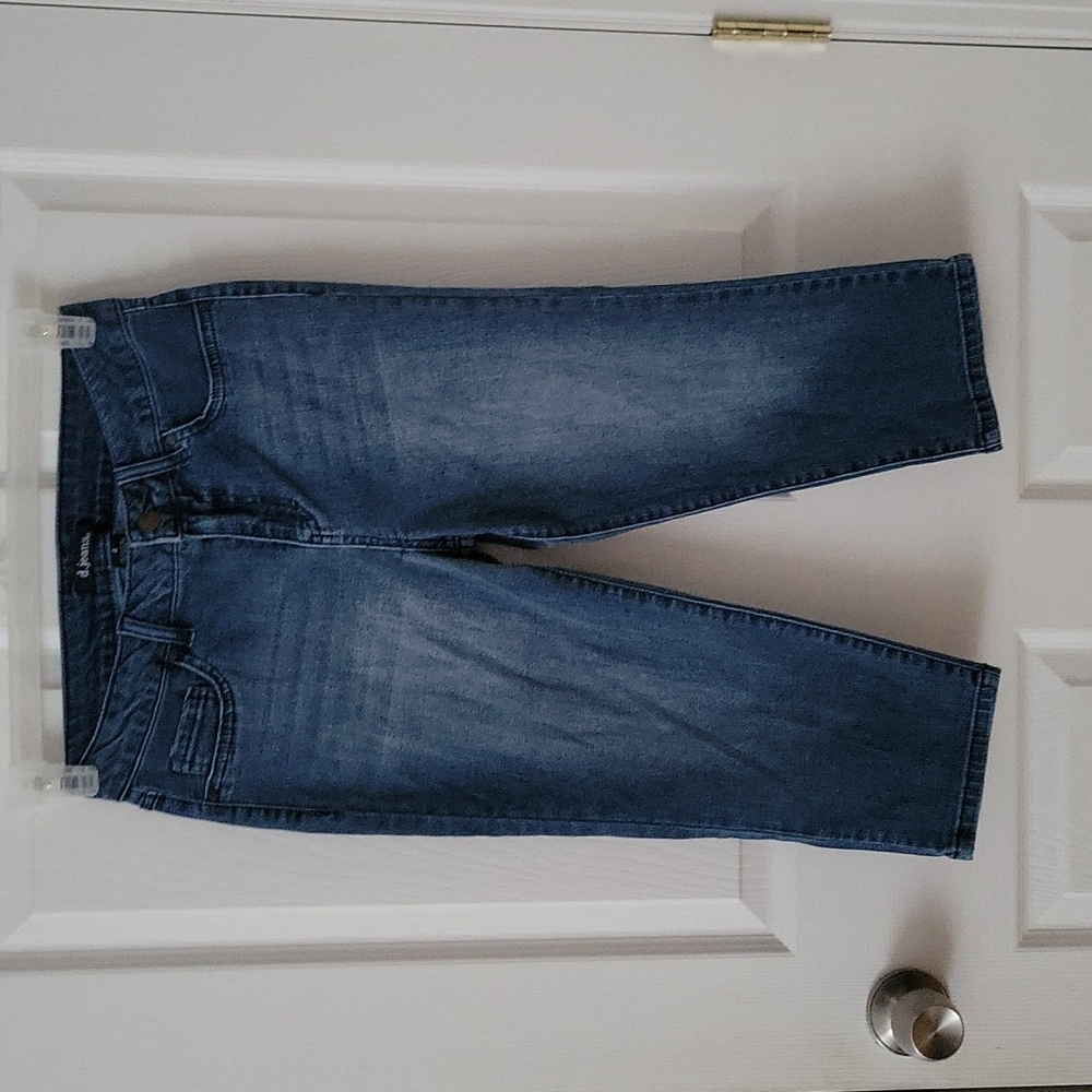 d. jeans blue denim capris size 4